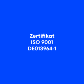 Bild Zertifikat ISO 9001 DE013964-1
