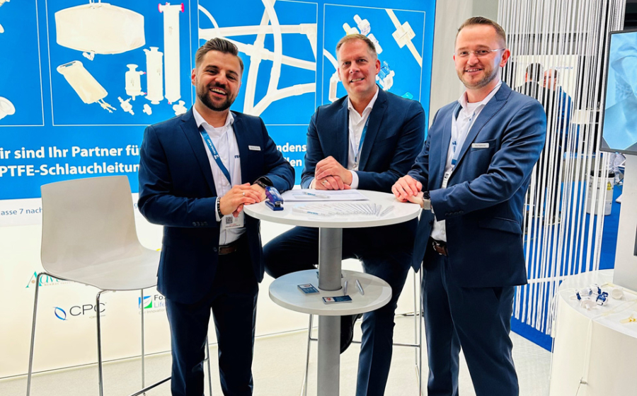 Sebastian, Rüdiger und Enis auf der Lounges